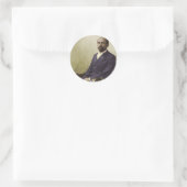 W.E.B. Du Bois Runder Aufkleber (Tasche)