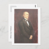 W.E. Gladstone von Millais Postkarte (Vorne/Hinten)