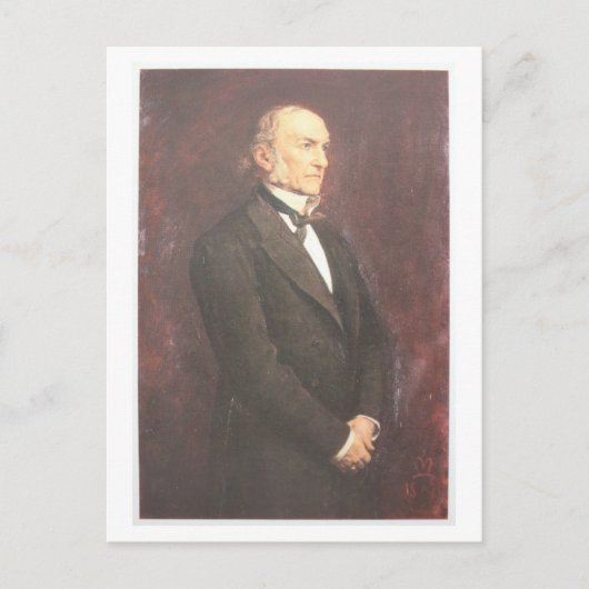 W.E. Gladstone von Millais Postkarte (Vorderseite)