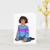W Frisk Aufkleber Karte (Gelbe Blume)