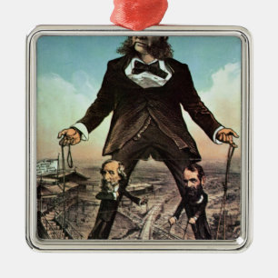 W.H. Vanderbilt als 'Koloss der Straßen Ornament Aus Metall