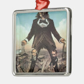 W.H. Vanderbilt als 'Koloss der Straßen Ornament Aus Metall (Links)