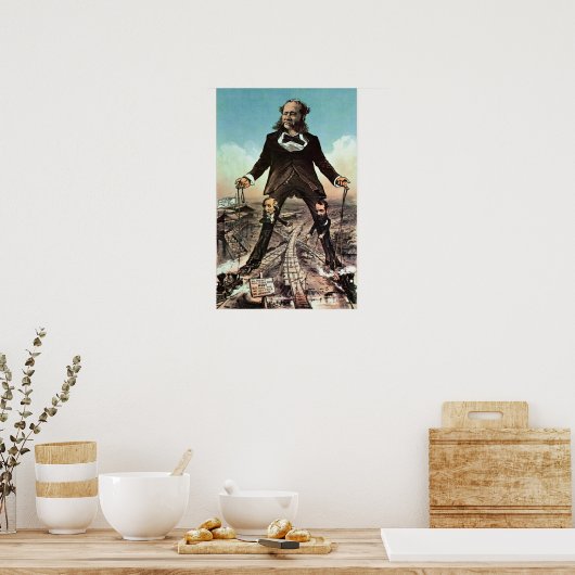 W.H. Vanderbilt als "Koloss der Straßen" Poster (Küche)