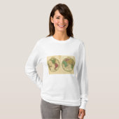 W-Hemisphäre, e-Hemisphäre T-Shirt (Vorne ganz)