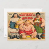 W. Hollmanns Riesenkind und Preiskind. Postkarte (Vorne/Hinten)