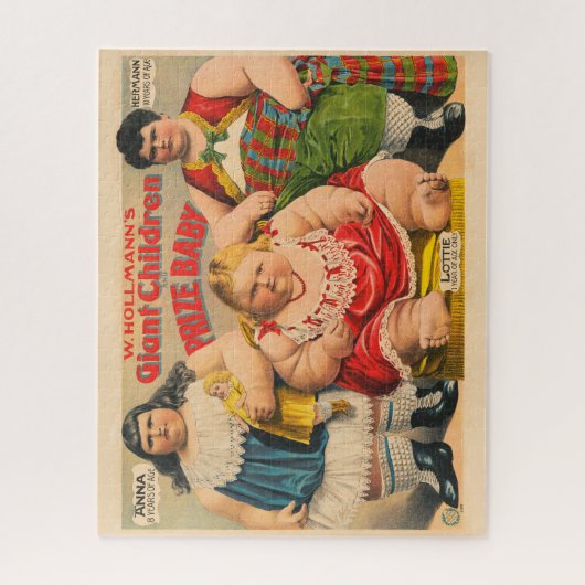 W. Hollmanns Riesenkind und Preiskind. Puzzle (Vertikal)