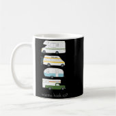 W Hook Up Funny Campervan Vanlife Rv Trailer Kaffeetasse (Links)