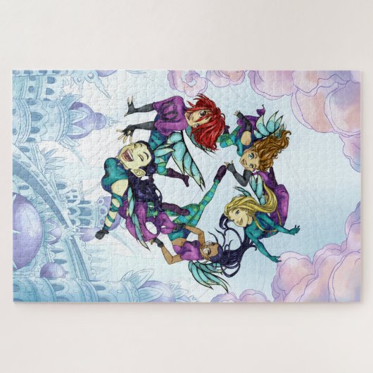 W.i.t.c.h. über das Kandrakar-Rätsel Puzzle (Horizontal)