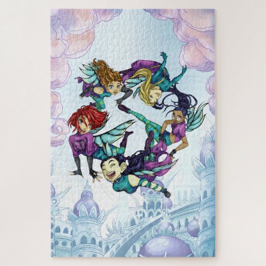 W.i.t.c.h. über das Kandrakar-Rätsel Puzzle (Vertikal)