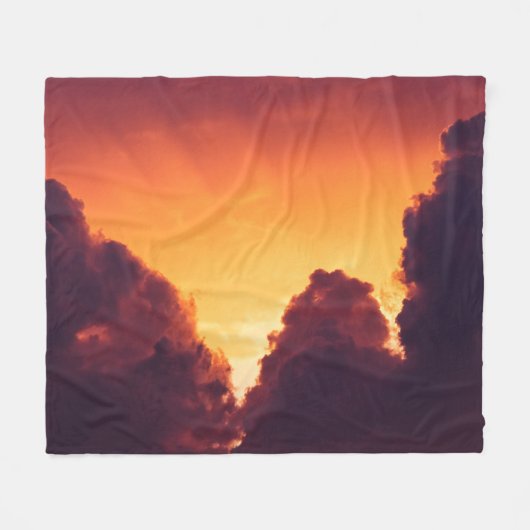 w im Wetter Fleecedecke (Vorderseite (Horizontal))