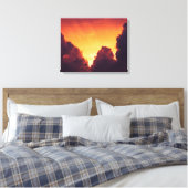 w im Wetter Leinwanddruck (Insitu (Schlafzimmer))