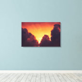 w im Wetter Leinwanddruck (Insitu (Holzboden))