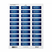 W Imitate -"Diamant Bling" auf Denim (Vorne)