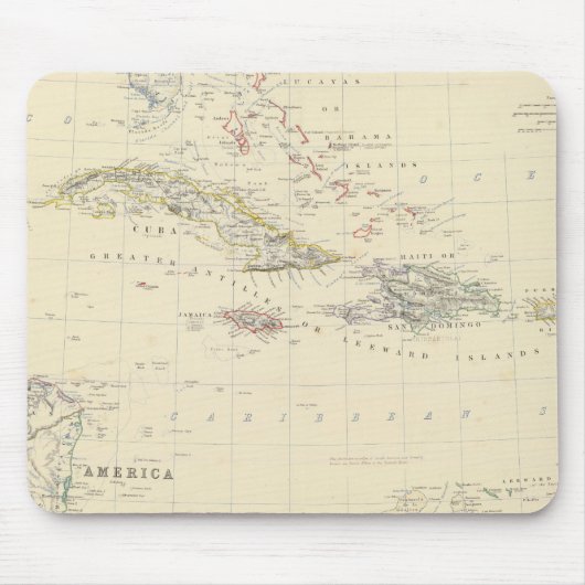 W Indien ist, Cent America Mousepad (Vorne)