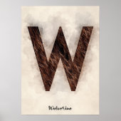 W is For Wolverine Poster (Vorne)