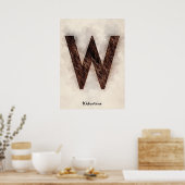 W is For Wolverine Poster (Küche)