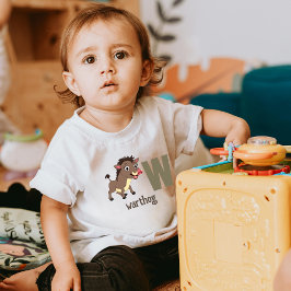 W ist für Warthos: Adorable Alphabet Kleinkind T-shirt