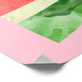 W ist für Watermelon Poster (Ecke)