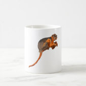W ist für Western Red Colobus Kaffeetasse (Mittel)