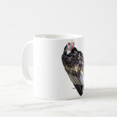 W ist für White Headed Vulture Kaffeetasse (Vorderseite Links)