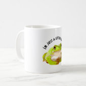 W ist für Whites Tree Frog Kaffeetasse (Vorderseite Links)