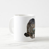 W ist für Wild Cat Kaffeetasse (Vorderseite Links)