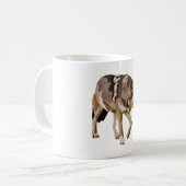 W ist für Wolf Kaffeetasse (Vorderseite Links)