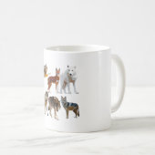 W ist für Wolf Kaffeetasse (VorderseiteRechts)