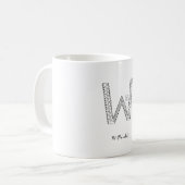 W ist für wombat kaffeetasse (Vorderseite Links)