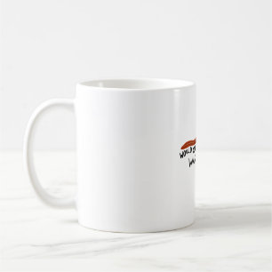 W ist für Worm Kaffeetasse