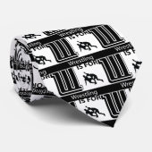 W ist für Wrestling Krawatte (Gerollt)