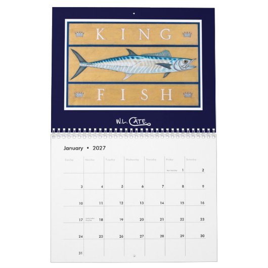 W.L. Cate 2012 Kalender (Jan 2027)