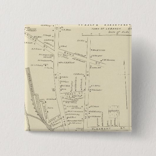 W Libanon Button (Vorderseite)