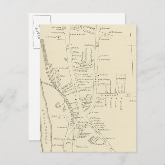 W Libanon PO Postkarte (Vorne/Hinten)