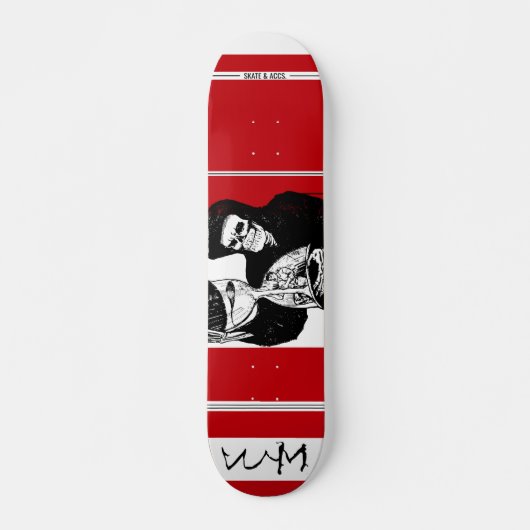 W.M. Skateboard-Plattform - grimmige Skateboard (Vorne)