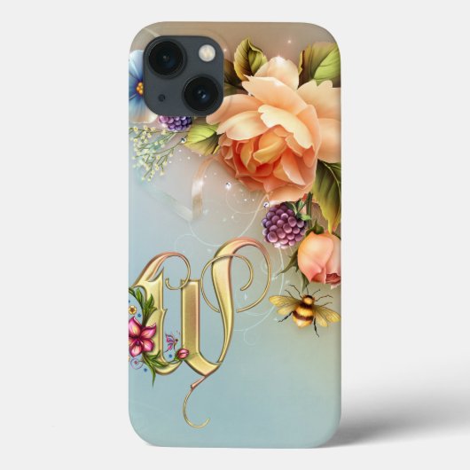 W Monogram iPad Air Hüllen (Rückseite)