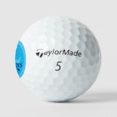 W Monogram Mit Monogramm blau Golfball (Logo)