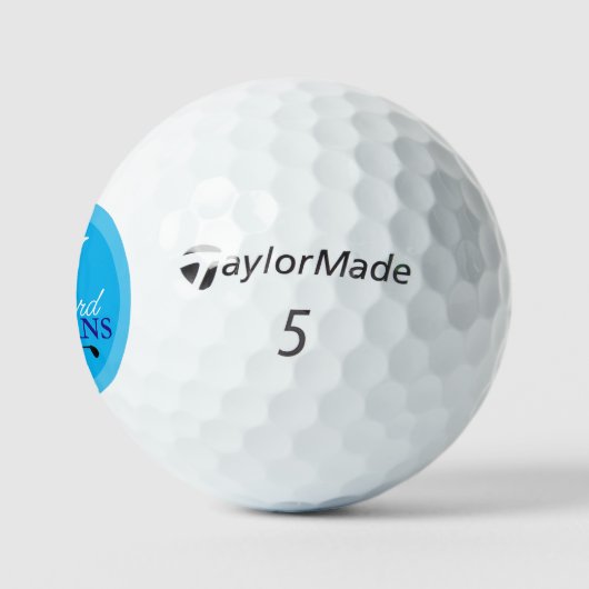 W Monogram Mit Monogramm blau Golfball (Logo)