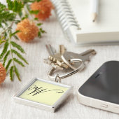 "W" Monogramm - Schlüsselanhänger (Seite)