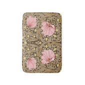 W Morris Pimpernchmuster in Pink & Sepia Badematte (Vorderseite Vertikal)