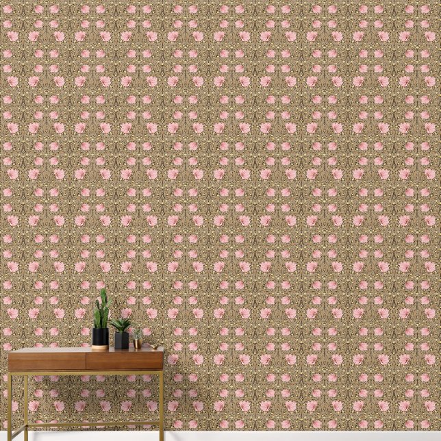 W Morris Pimpernel Pattern Tapete (Korridor)
