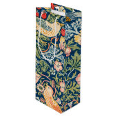 W Morris Strawberry Dieb Weinbeutel Geschenktüte Für Weinflaschen (Vorderseite Schrägansicht)