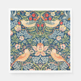 W Morris Strawberry Diief Paper Napkin Serviette