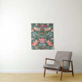 W. Morris Strawberry Diief Pink Wall Tapestry Wandteppich (Beispiel)