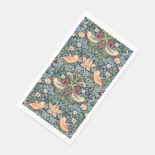 W Morris Strawberry Diief Serviette (Ecke)