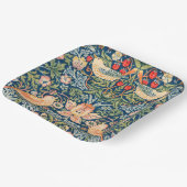 W Morris Strawberry Thief Square Paper Teller (Gewinkelt)