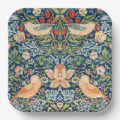 W Morris Strawberry Thief Square Paper Teller (Vorderseite)