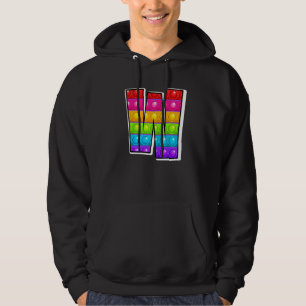 W Niedliche Hauptstadt Letter w Alphabet Funny Pop Hoodie