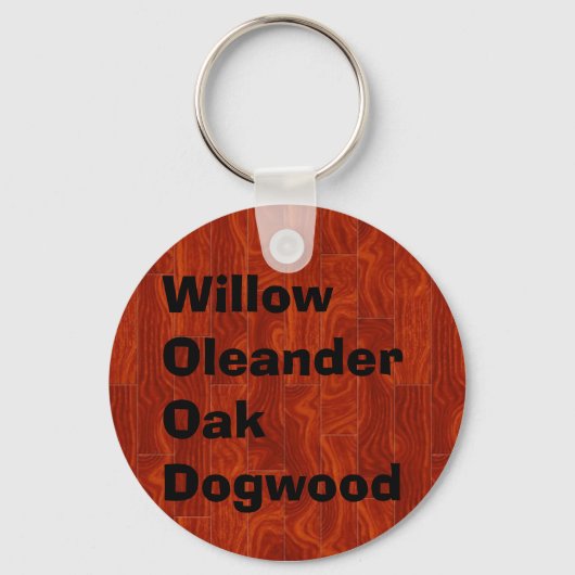 W.O.O.D SCHLÜSSELANHÄNGER (Vorderseite)