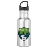 W&OD Trail Edelstahlflasche (Vorderseite)